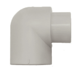 CODO 90° FUSIÓN SOCKET MACHO CLASE: 2,70°C, 8 BAR; 20°C 20 BAR